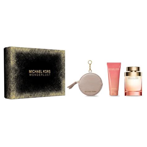 michael kors wonderlust gift set 100ml|Michael Kors miniature perfume set.